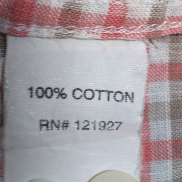 Johnnie O Hangin Out Long Sleeve Men's XXL Red & White Button Down JMWL3200 - Picture 16 of 16